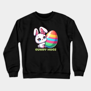 Big Hug? Little Bunny Loves Easter Eggs! Crewneck Sweatshirt